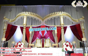 Mandril de fibra para boda, decoración elegante de boda, Reino Unido, deslumbrante, Devdas - Product Image 6