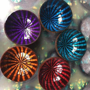 เม็ดเปลือกไข่สีด้านในชามกะลามะพร้าวเคลือบในเวียดนาม - Product Image 1