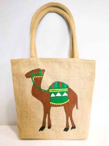 Petits sacs fourre-tout en jute réutilisables de haute qualité en gros fourre-tout en tissu écologique de luxe impression personnalisée souvenir cadeau de mariage sac en jute - Product Image 4