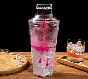 Magnum Funkin Cocktail Shakers <b>Plastic</b> Reusable Bar Accessories Set of 2 Modern Design - Product Image 4