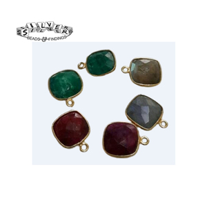 Abalorios de cojín personalizados, Charms de oro, suministro a granel, gran oferta - Product Image 1