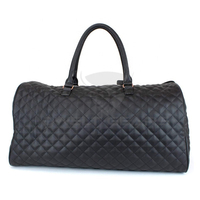 Sac en cuir matelassé pour femme, sac de week-end de luxe, housse de nuit, grande qualité, Large mode