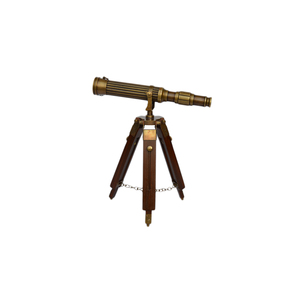 Telescopio Binocular de latón para exteriores, decoración con acabado antiguo y pintado, para diseño al aire libre, telescopio náutico - Product Image 2