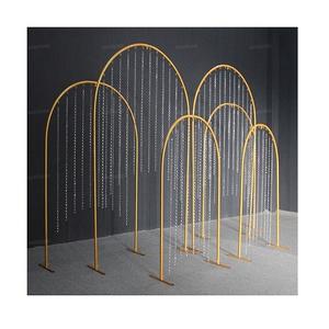 ฉากหลังโลหะดีไซน์โบราณ รูปทรงกลม ขนาดต่างๆ สำหรับตกแต่งงานแต่งงาน จัดแสดงดอกไม้ ตกแต่งเวทีงานอีเว้นท์ - Product Image 5