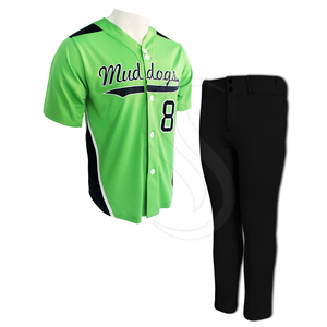 Uniforme de Béisbol Transpirable con Logotipo Personalizado, Uniforme de Alta Calidad para Hombre, Talla Personalizada, Poliéster/Algodón, Antibacteriano, de Secado Rápido - Product Image 3