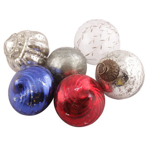 Fait à la main Premium Multicolore Mélange De Verre Forme De Noël Ornements Décoration GSET-191 - Product Image 1