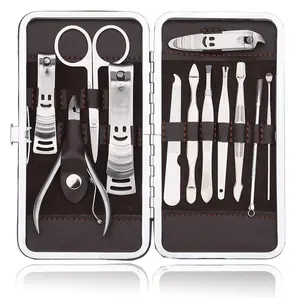 Manicure & Pedicure Kit of 12 Pieces Tool Set For Hands And Feet instrument