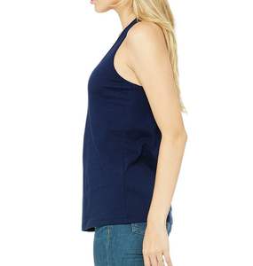 Débardeur Racerback bleu marine pour femmes, couleur et taille personnalisées, personnalisé, OEM, étiquette personnalisée - Product Image 2