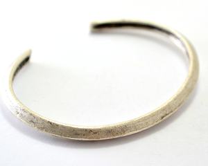 Authentic Mexican American Boho <b>Bracelet</b> Gold and Silver Antiqued Thin Wire Cuff Bangle <b>Adjustable</b> Torque Jewelry - Product Image 3