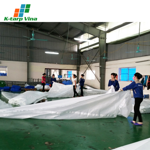 Producción personalizada para tejer telares de chorro de agua Hoja de lona de PE Servicio de procesamiento de corte impermeable incluido - Product Image 5