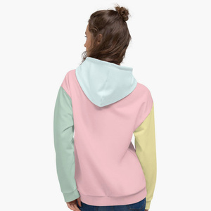 Sweat à capuche pour femme, vêtement à cordon épais, surdimensionné, vente en gros, - Product Image 5