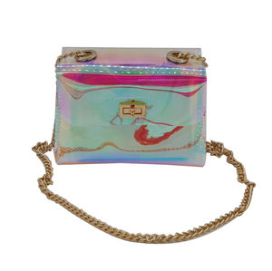 Women Transparent <b>Bag</b> <b>clear</b> PVC Jelly Small Tote Messenger <b>Bag</b> PVC Ladies <b>Bag</b> - Product Image 1