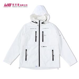 Fabricante de ropa a precio de fábrica, rompevientos, chaqueta deportiva ligera 100% poliéster con cremallera para chaqueta de uniforme - Product Image 3