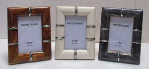 Nouveau Design Main Usine Directe vente Offre Spéciale Brun Résine Incrustation de Laiton D'or frontière Intérieure Cadre Photo À Prix Pas Cher - Product Image 4