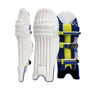 Coussinets de frappe de cricket confortables et légers de haute qualité personnalisables avec logo et équipement de protection de couleur - Product Image 1
