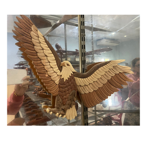 Intarsia-artesanía de madera de alta calidad, arte de pared de madera, colgante de Vietnam - Product Image 1