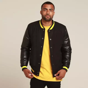 Chaquetas de satén personalizadas, Cazadora bomber de satén 100% de poliéster - Product Image 4