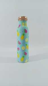 ขวดน้ำดื่มไหลตรงความจุ950มล. ทำจากทองแดง100% ตามสั่งสำหรับร้านค้าเพื่อสุขภาพ - Product Image 3