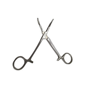 คีมหลอดเลือดแดง14ซม. คีมหลอดเลือดแดงตรงแบบโค้ง5 "สำหรับมืออาชีพ - Product Image 1