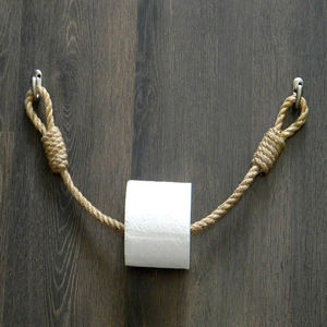 Porte-papier hygiénique mural en corde de Jute, pour papier toilette - Product Image 6