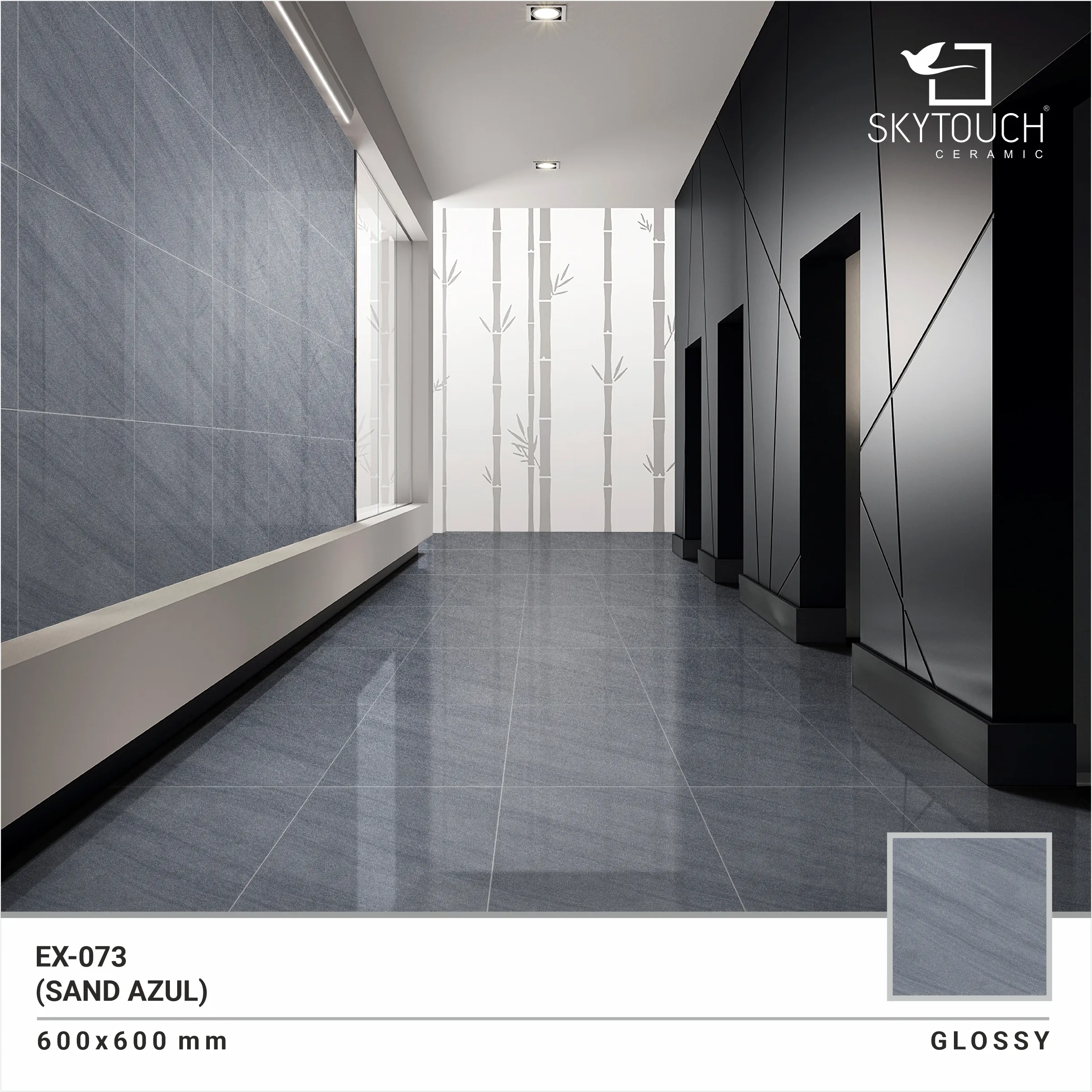 Qualidade superior atacado preço cinza escuro polido porcelana mármore piso e parede 60x120 cm
