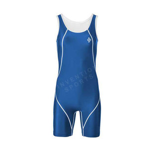 Camisetas de lucha de la mejor calidad para hombre, ropa deportiva transpirable, diseño de logotipo OEM, chalecos de lucha de tela de mezcla de poliéster Spandex - Product Image 3