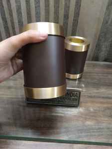 BRASSWORLD INDE BRASS BROWN BOUGIE LUMIÈRE URNE DE CRÉMATION FOURNITURES FUNÉRAIRES - Product Image 5