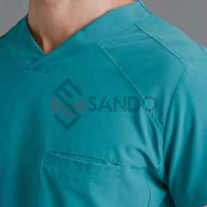 Uniformes médicos de dos piezas con logotipo personalizado, uniforme médico para médicos, médicos, médicos y hospitales, venta al por mayor - Product Image 5