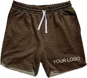 Pantalones cortos de entrenamiento, pantalón informal con bolsillos y cremallera, polar - Product Image 5