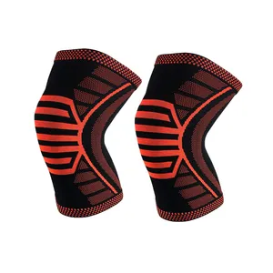 Full Long Compression Leg Sleeve Knee Sleeves Wholesale high elastic sports ankle knee sleeves knee support