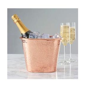 ถังน้ําแข็งแชมเปญตอกด้านบนสแตนเลสทองแดงขวดเบียร์สําเร็จรูปแบกถังน้ําแข็ง - Product Image 1