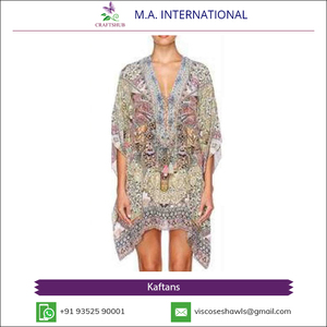 Most Selling Premium Quality Chiffon Beachwear <b>Kaftans</b> Dresses at Wholesale - Product Image 5