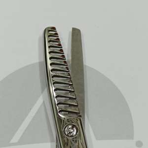 Tijeras de Peluquería para Adelgazar el Cabello, de Acero Inoxidable con Cuchillas Afiladas de 24 Dientes, Tijeras Profesionales para Texturizar y Mezclar - Product Image 3