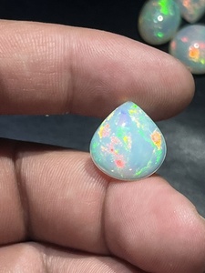 ธรรมชาติที่ไม่ได้รับการรักษาโอปอลที่มีคุณภาพสูงรูปทรงลูกแพร์4.10 Cts พลอยหลวมกับหลายไฟเล่นโดย Sadiya นานาชาติ - Product Image 2