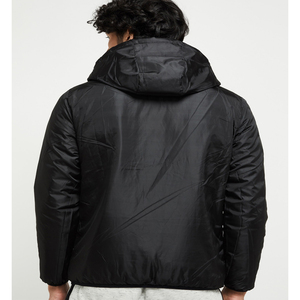 Wholesale Custom Logo <b>Winter</b> Blank Black Reversible Hooded Waterproof <b>Thick</b> Cotton Filled Men Bomber Jackets & <b>Coats</b> - Product Image 5