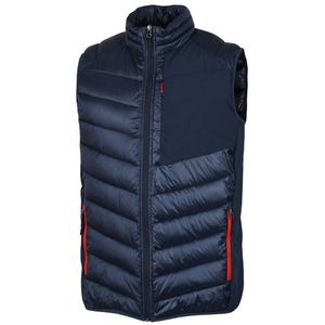 Chaleco acolchado transpirable personalizable para hombre, chaleco acolchado ligero con cuello levantado y cremallera, chaleco de invierno sin mangas, cálido, senderismo, servicio OEM - Product Image 1