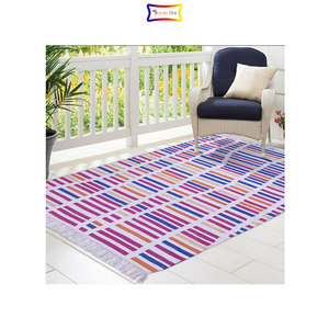 Alfombras tejidas a mano con diseño Kilim de algodón 100%, estilo moderno suave y atractivo con respaldo de látex, el mejor fabricante de la lista - Product Image 1