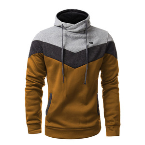 Sweat à capuche décontracté avec logo personnalisé de haute qualité pour hommes, style PULLOVER, 100% coton, éponge française, approvisionnement ODM, teint uni pour l'hiver - Product Image 1