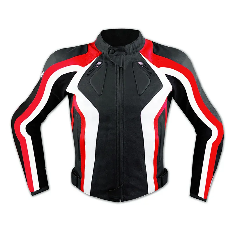 Latest Design OEM High Quality Men Motor Cycle Leather Jackets For Men