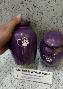 Urna Funeraria de Aluminio Estilo Americano Color Morado para Mascotas y Adultos - Artículos Funerarios para Celebración de la Vida - Product Image 4