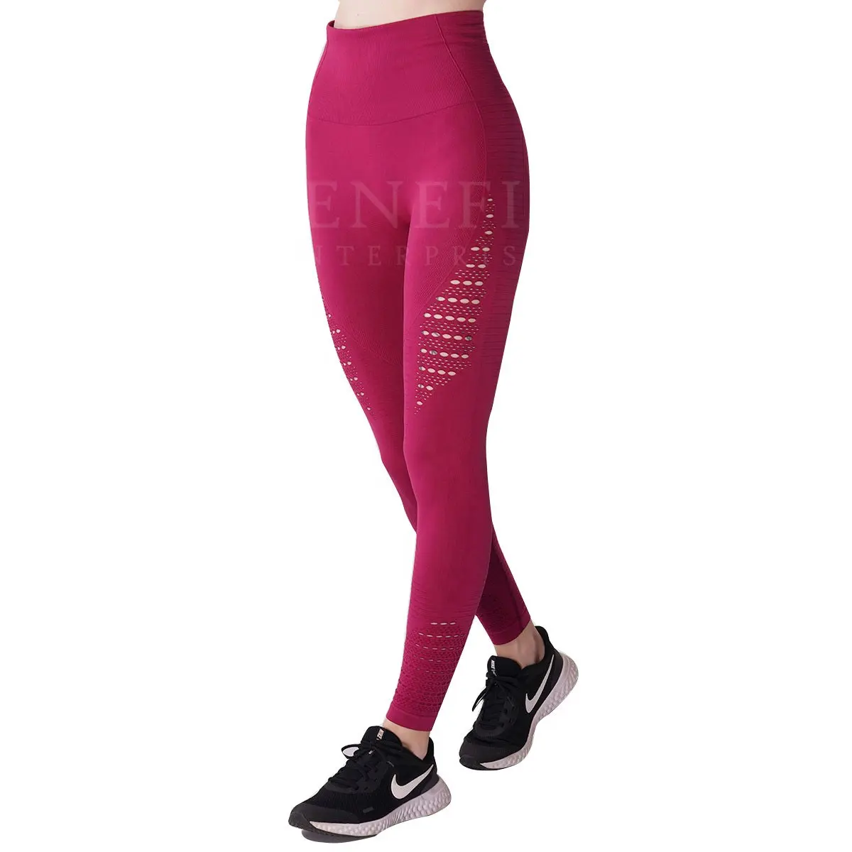 Nouveauté, legging de jogging personnalisé sans couture, pantalon de gym avec poches pour femmes