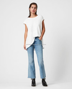 T-shirt de luxe pour femme 100 % coton grandes tailles Fabricant de vêtements OEM ODM Faible MOQ - Product Image 1