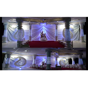 Mandap ผ้าคลุมคริสตัลไฟเบอร์สำหรับงานแต่งงานสไตล์เอเชีย,Mandap คริสตัลผีเสื้อจักรพรรดิสำหรับงานแต่ง - Product Image 1