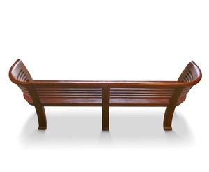Banc en teck massif moderne et durable pour l'intérieur/l'extérieur, meubles de patio, utilisation en appartement - Product Image 2