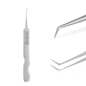 Pince à épiler professionnelle pour extensions de cils, application facile des faux cils, applicateur de cils DIY - Product Image 1