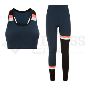 Women's Breathable Elastic Waist <b>Gym</b> <b>Wear</b> Dry Running Yoga Sets Quick Workout Bra Legging Plus Size Sportswear Animal Front - Product Image 5