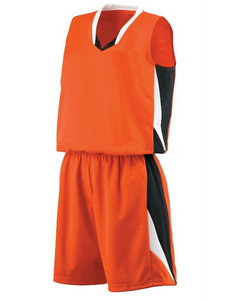 Venta al por mayor de uniformes de baloncesto de impresión por sublimación personalizados de la mejor calidad conjunto profesional transpirable antibacteriano de secado rápido Plus - Product Image 3