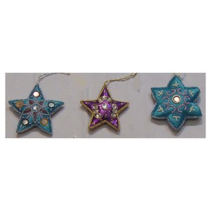 Star Shape Christmas Hanging Ornament Indian Dealer - Product Image 1