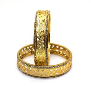 Bracelets en or plaqué de haute qualité, nouveaux modèles tendance pour femmes, élégants pour les mariages et les fêtes, bijoux élégants, bracelets - Product Image 2