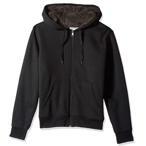 Sweat à capuche à fermeture éclair pour hommes avec tissu tricoté couleurs et logo personnalisés lavable 100% coton mélangé vente en gros - Product Image 4